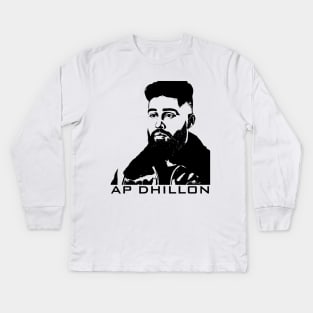 AP DHILLON MERCH | AP DHILLON PRODUCTS | PUNJABI Kids Long Sleeve T-Shirt